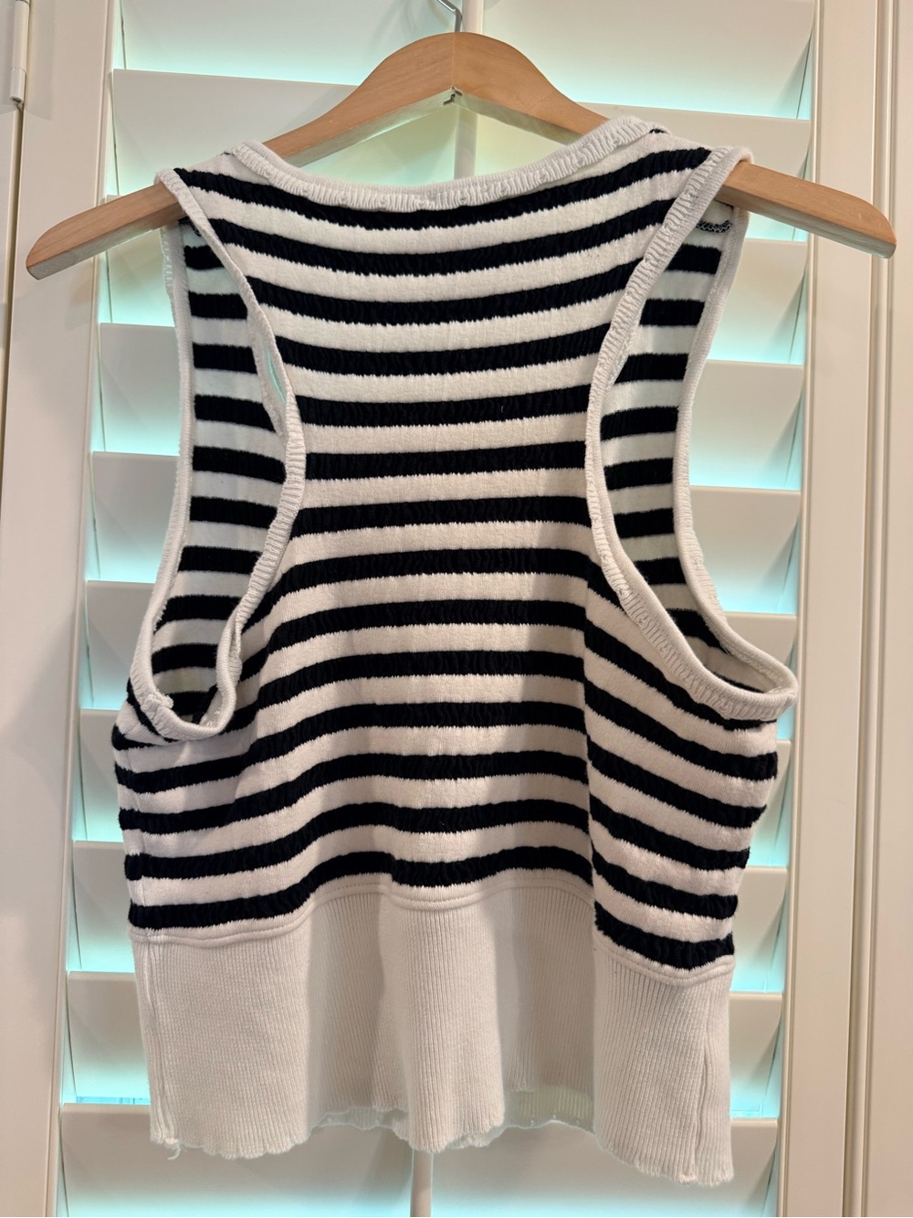 Anthropologie Maeve Textured Crop Tank Size Large - Picture 8 of 8